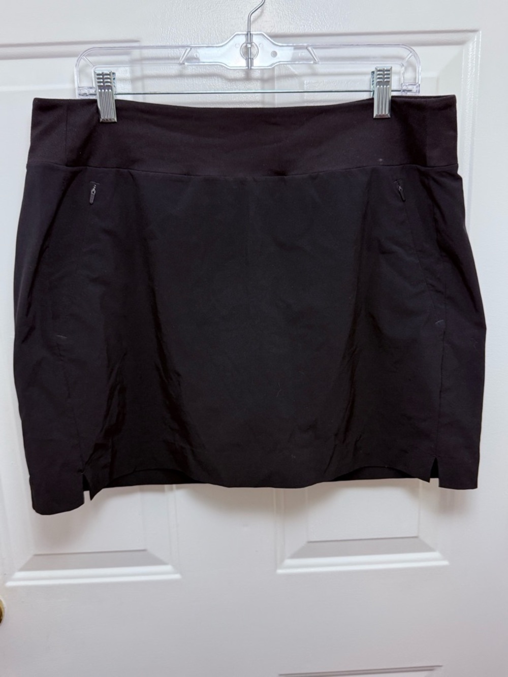 Women’s Athleta Black SoHo Skort Size 14 Pockets Athleisure Tennis Prep